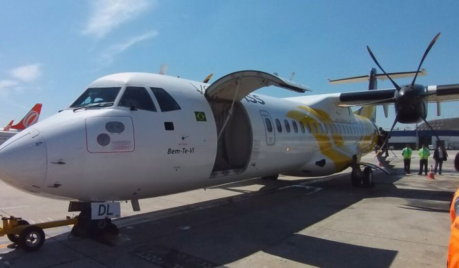 Voos terão aeronaves ATR72, com capacidade para 70 passageiros