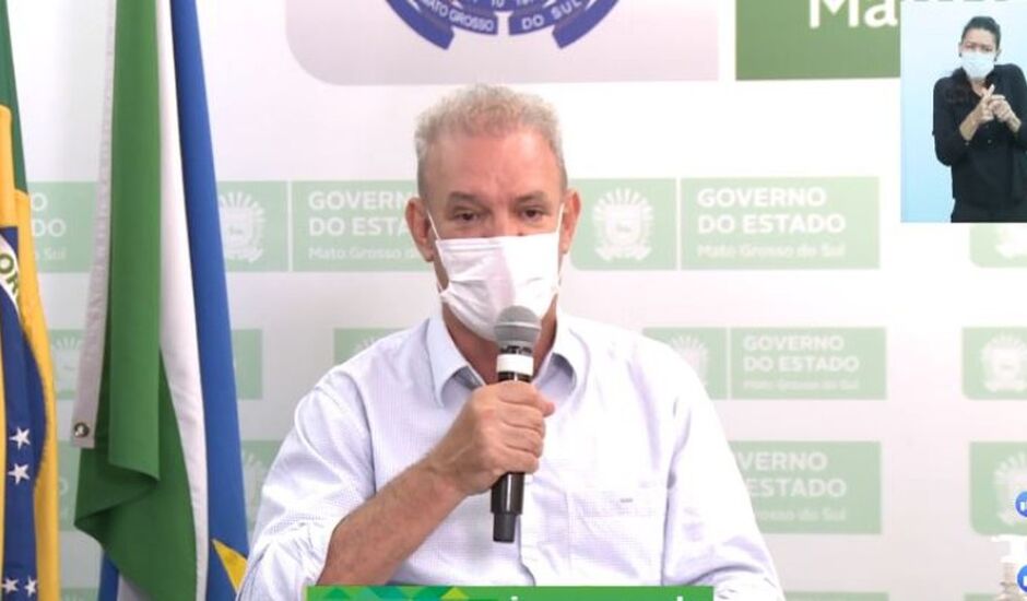 Secretário de Estado de Saúde, Geraldo Resende, participou ao vivo do Jornal do Povo