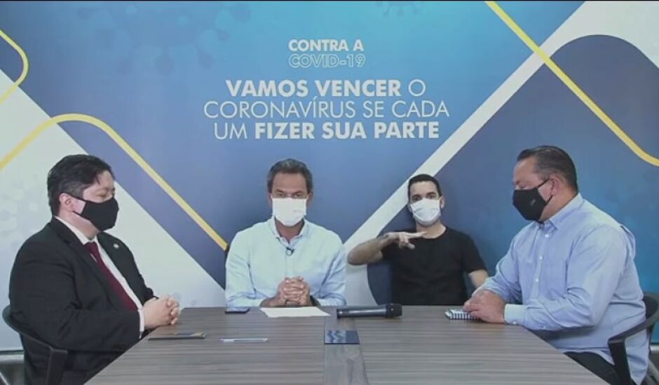 Divulgação foi feita pela live do prefeito Marquinhos Trad (PSD)