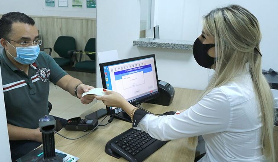 Agência do Detran-MS em Três Lagoas passa a aceitar pagamento com cartão de débito