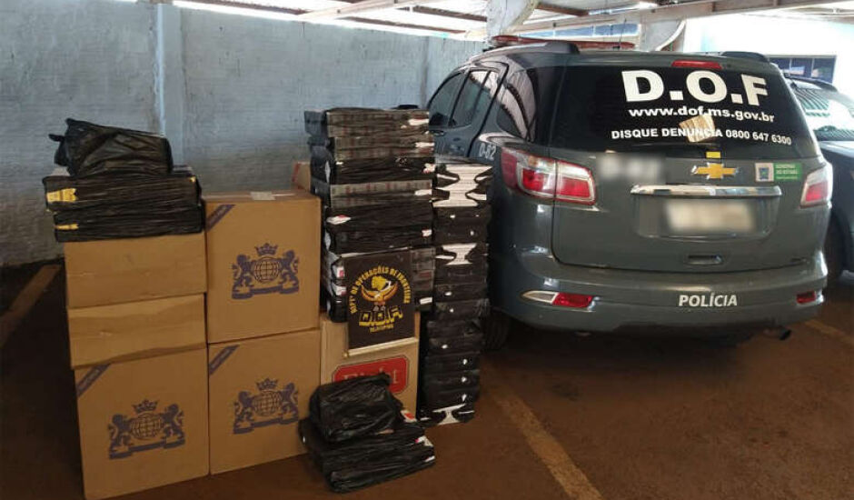 Após denúncia, DOF fecha ponto de distribuição de cigarros contrabandeados