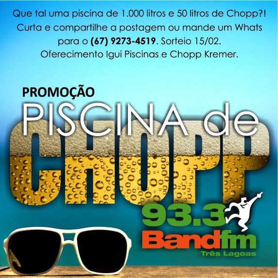 Piscina de Chopp Band FM
