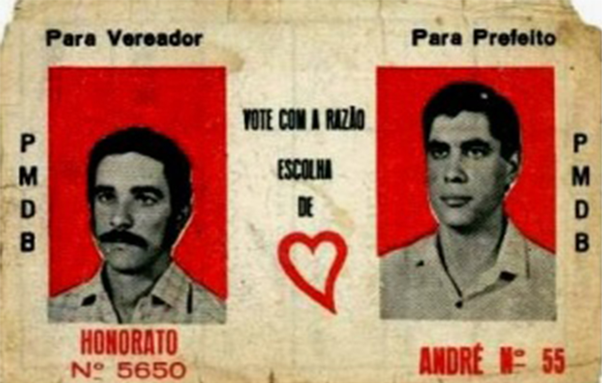 Santinho PMDB eleições 1982