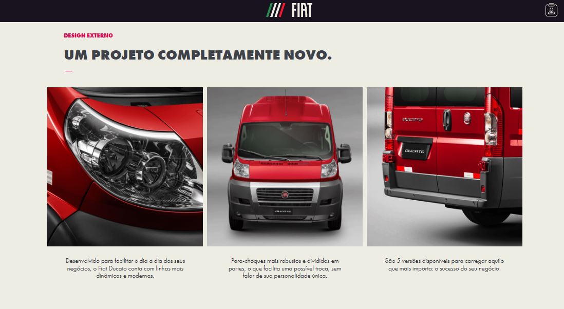 Nova Fiat Ducato chega ao mercado em cinco versões